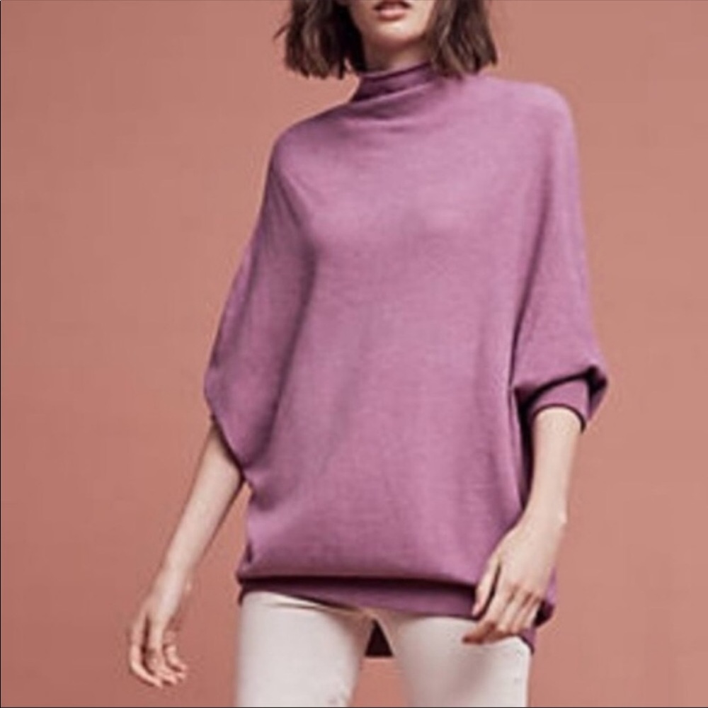 Antrho MOTH Mock Turtleneck Dolman Sweater